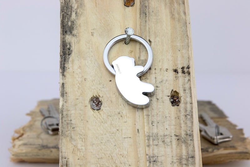 Troika Keychain with Polar Bear Baby Charm (KR8-03/WH) - Image 3